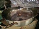 炊大皇  火锅 304不锈钢复合锅底火锅 玫瑰金复底火锅30cm 实拍图