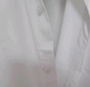 罗蒙（ROMON）纯色商务职业正装男士白衬衫工装外套长袖衬衣男CS108白色4XL 实拍图