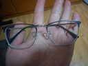 陌朋 近视眼镜男女防雾防蓝光眼镜框男防滑全框眼睛近视男可配有度数 砂黑银边 配1.56防蓝光0-400度丨免费配 实拍图