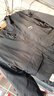 罗蒙（ROMON）秋冬加棉加厚外套男士青年棉衣服休闲连帽工装款防风夹克冲锋衣男 M1091黑色 3XL 实拍图