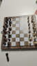 冠小二国际象棋小学生儿童带磁性折叠便携实木棋盘高档chess西洋棋比赛 实拍图