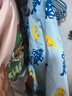 婴童卡通满印婴儿外套3岁春秋装6个月秋装上衣男童女宝宝儿童小童 蓝色恐龙网眼里 100cm 实拍图