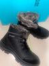 全洲狼 雪地靴男冬季新款东北棉鞋男大码抗寒防水加绒保暖轻便防滑靴子 黑色棉鞋-升级版 加绒 42 (260mm) 实拍图