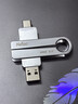 朗科（Netac）128GB USB3.2 U盘 读速150MB/s US16金属Type-C双接口  电脑手机优盘 安卓苹果鸿蒙通用 支持OTG 实拍图