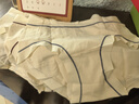 全棉时代女士内裤女升级7A抗菌纯棉【元气撞色小虹圈】撞色线条透气3条装 实拍图