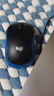 罗技（Logitech）M185鼠标 无线鼠标 办公鼠标 对称鼠标 黑色蓝边 带无线2.4G接收器 实拍图