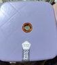 鑫吉星（2个装）塑料凳子加厚家用客厅高凳简约成人经济型加宽防滑椅子 灰紫（高47.5cm）2个 实拍图