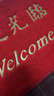 柏能丝圈欢迎光临地垫入户门红地毯脚垫进户门口迎宾地垫80x120x1.6cm 实拍图