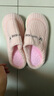 【福利价】小熊小兔棉拖秋冬季情侣保暖学生男拖鞋女居家棉拖鞋 小熊小兔棉拖-粉色 40-41 适合39-40 实拍图