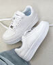 回力小白鞋女款2025新款秋冬爆款鞋子女鞋配裙子百搭运动厚底板鞋 白色 脚胖脚宽拍大一码 【4厘米超轻底】 37 实拍图