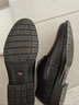 红蜻蜓真皮男鞋秋冬舒适商务休闲皮鞋高级正装德比鞋婚鞋WTA7376黑色41 实拍图