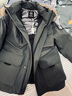 京东京造【进口极寒95鹅绒服】羽绒服男外套女冬季新款中长款 极地灰 M 实拍图