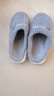 【福利价】小熊小兔棉拖秋冬季情侣保暖学生男拖鞋女居家棉拖鞋 小熊小兔棉拖-灰色 42-43 适合41-42 实拍图