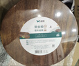 双枪黑金檀木整木切菜板加厚加大圆形砧板实木家用案板面板菜墩35*3 实拍图