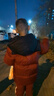 雪中飞【双面穿】儿童羽绒服冬季轻薄男女童面包服羽绒服中国红140cm 实拍图