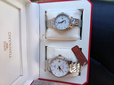 天王（TIAN WANG）情侣手表一对自动机械表钢带防水腕表圣诞礼物GS&LS5876S.D.S.W 实拍图