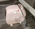 奥克斯（AUX）暖风机取暖器办公室电暖气家用节能台式电暖器热风机200A2 香槟色-双温控【升级2.2米加长加粗线】 实拍图
