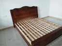 千禧盛世实木床金花梨木仿古双人床中式雕花大床古典卧室家具 花梨木实木床+床头柜*2 1.8*2.0m【全榫卯款】 实拍图