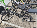 飞鸽城市自行成26英寸低跨度双梁男女式成人学生青少年通勤休闲车黑色 实拍图