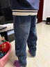 班尼路（Baleno）儿童牛仔裤2025秋冬款加绒中大童童装百搭裤子男女童冬装保暖长裤 实拍图