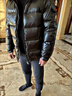 桐系蒙口大鹅冬季玛雅羽绒服男女新款加厚保暖短款面包服可拆帽防寒服 黑色（原版原标） L -2码（115-132斤） 实拍图
