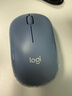 罗技（Logitech）M221 轻音鼠标 无线鼠标 办公鼠标 对称鼠标 带无线微型接收器 雾霭蓝 实拍图