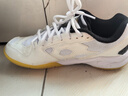 尤尼克斯羽毛球鞋yy入门级训练减震动力垫男女SHB101CR 白/金41码 实拍图