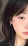 芯奢S999足银耳环女士2025新款养耳洞素圈耳圈耳钉纯银设计高级感耳饰 12mm【2只装】 实拍图
