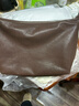 裘真【明星推荐】经典hobo包植鞣牛皮腋下通勤休闲饺子女包 咖啡色-大号 小包/大包 实拍图