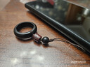 贝意品黑檀木木质手机链吊坠指环扣手机挂绳紫檀木新款挂件U盘挂件手机挂饰指环款 实拍图