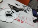 蒙玛特国画颜料工具套装初学者小学生儿童水墨画中国画入门12色6ML实用套装 实拍图