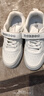 巴布豆（BOBDOG）男童鞋软底透气儿童运动鞋气孔低帮板鞋 101531030 白色33 实拍图