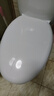 四季沐歌马桶盖通用家用抽水马桶圈配件坐便器盖板加厚缓降蹲厕盖座圈 实拍图