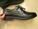 海澜之家HLA皮鞋男士商务休闲秋冬德比正装鞋子男H135/H171 黑色44 实拍图