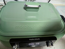 摩飞电器（Morphyrichards）二代多功能锅 家用电火锅电煮锅电蒸锅火锅锅5升大容量分体式预约蒸煮一体不沾煎烤料理锅MR9099绿 实拍图