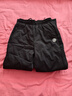 波司登（BOSIDENG）2025年新款男女情侣同款外穿加厚修身百搭经典羽绒裤B250445990DS 黑色8056 S 160/66A 体重约100-110斤 实拍图