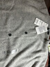 优衣库女装羊绒圆领针织短开衫/25秋冬新款479672 03 灰色 2XL /165/100B 实拍图
