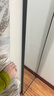 初学者 穿衣镜 全身落地镜试衣镜家用防爆壁挂衣帽间铝合金网红大镜子 经典黑150*40【壁挂+落地】 实拍图