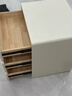 锦汐床头柜实木奶油风收纳柜卧室2025新款床边柜简约轻奢高级感置物柜 【加厚实木】50CM-三抽# 实拍图