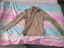 迪卡侬（DECATHLON）凉感t恤内搭半拉链速干修身长袖男训练服运动速干衣健身跑步上衣 卡其色（保暖速干） M 实拍图