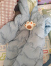 巴拉巴拉童装婴儿连体衣轻薄羽绒服宝宝衣服2025冬装抱衣爬服男童女童萌趣 蓝色小熊-白鸭绒 90 cm-充绒量47g 实拍图