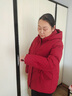 CANDYPRINCE 妈妈羽绒服 中老年羽绒服女红色短款 妈妈装50-60-70岁冬季外套 62款/酒红 3XL / 建议-(体重121-135斤) 实拍图