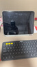 罗技（Logitech）时尚系列 K380 键盘 蓝牙办公键盘 无线键盘 女友 便携超薄键盘 笔记本键盘 黑灰色 实拍图
