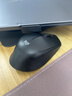 罗技（Logitech）M330无线鼠标 商务办公无线静音鼠标电池 右手人体工学鼠标Mac笔记本电脑家用鼠标中大手 舒适曲线 黑色 实拍图