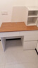 松柏客实木伸缩书桌书架一体桌子电脑桌卧室家用学生学习桌书房写字桌 茉莉白配胡桃色1.0米 右柜【包送装】 实拍图