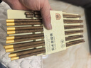 京东京造 筷子 家用食品接触级餐具鸡翅木【圆顶金福】10双成人+2双儿童筷 实拍图