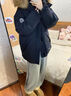 欧迪惠（Oudihui）羽绒棉服女冬季2025年新款连帽羽棉袄绒服女外套小个子工装派克服 藏青色 S 建议80-100斤 实拍图