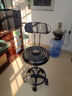 唐辑实验室升降椅吧台椅加厚转椅理发椅子可旋转美甲师牙医椅 靠背款 实拍图