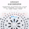 九牧（JOMOO）花洒喷头莲蓬头五功能硅胶净垢手持花洒S175015-2B02-1 实拍图