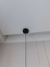 云舍（CLOUDHOUSE）卧室床头吊灯现代简约小吊灯轻奢长线吧台主卧极简网红ins设计师 黑色款 30CM 6W 三色光 LED三色光 实拍图